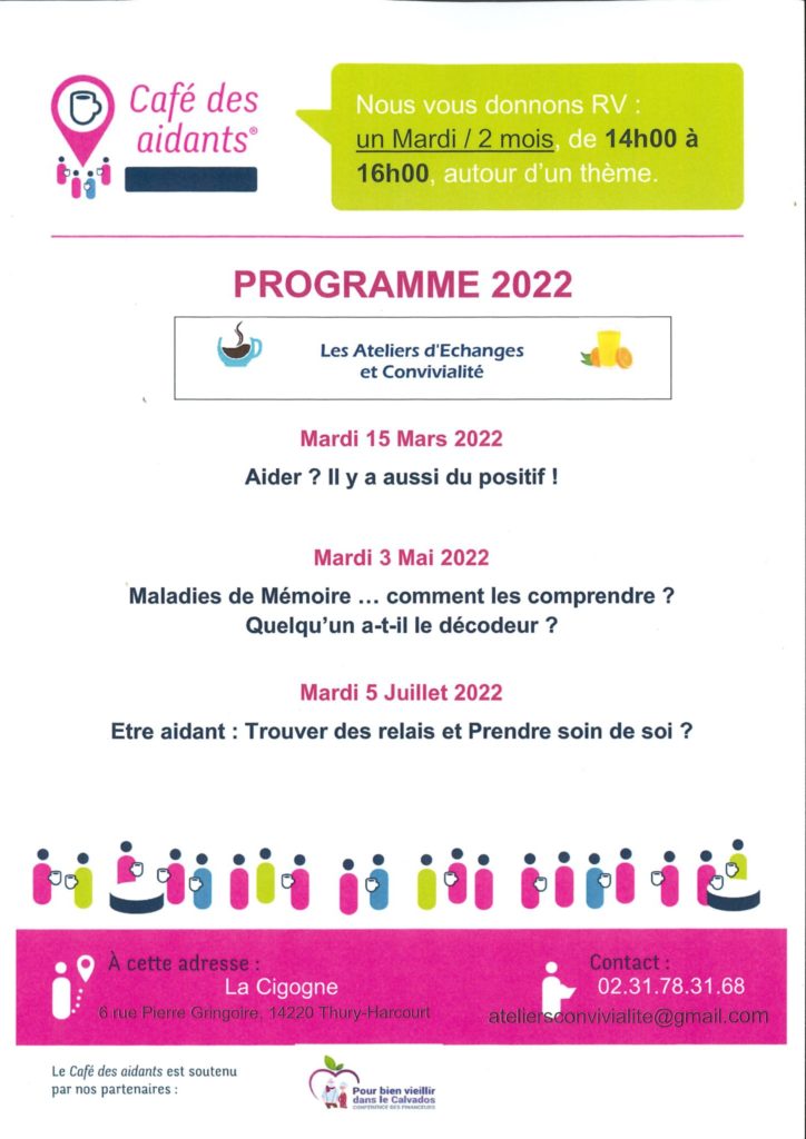 CAFE DES AIDANTS Commune De Cesny Les Sources
